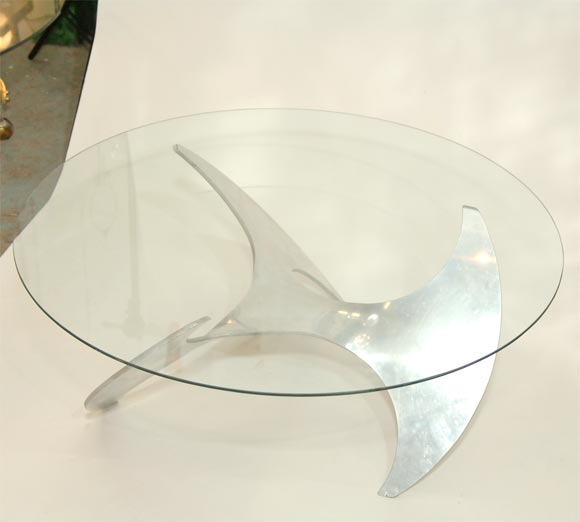 Aluminum Propeller Cocktail Table